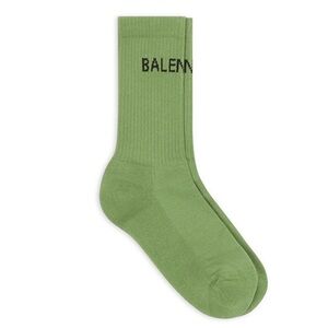 NWT BALENCIAGA Green Tennis Socks in Size M!
